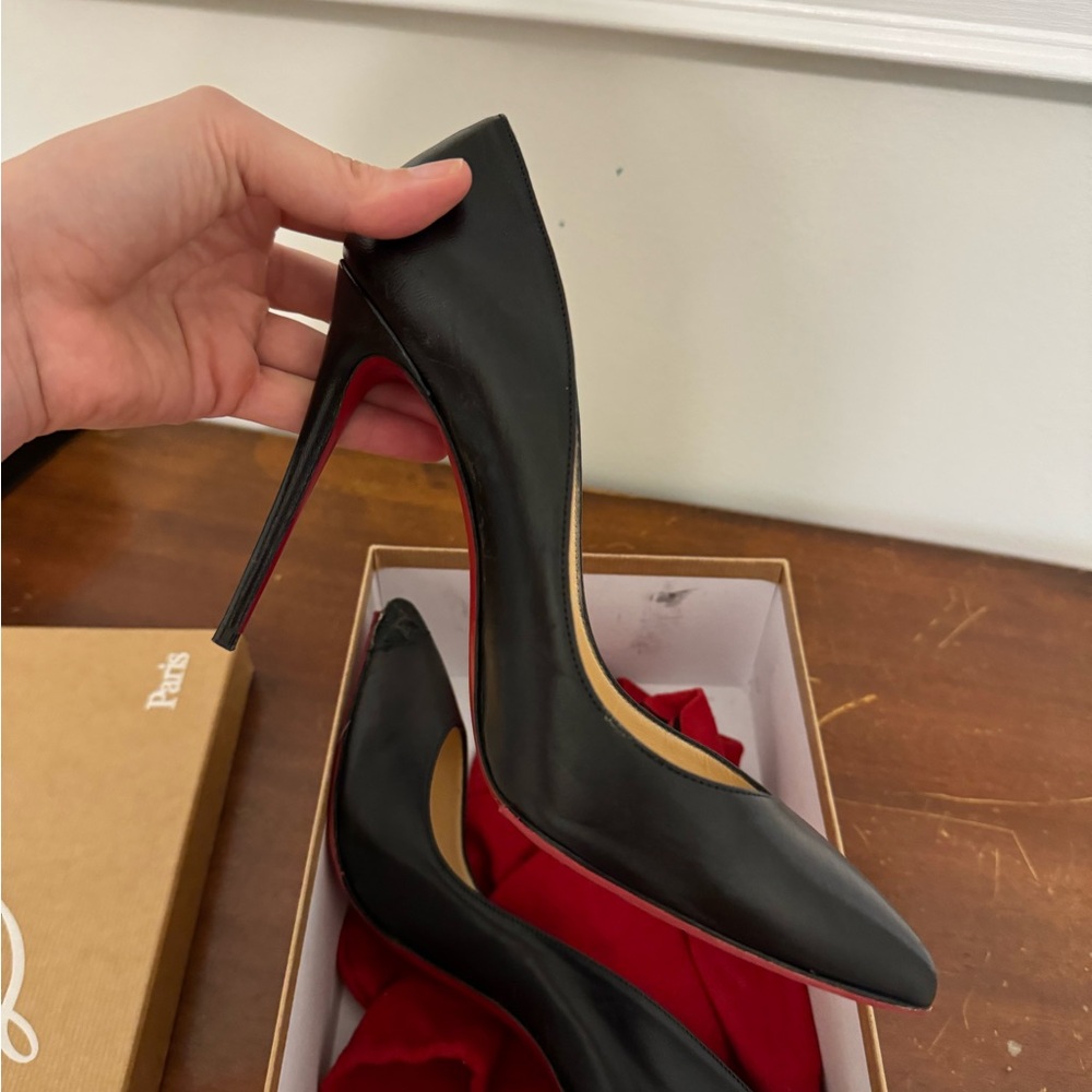 Damaged Christian Louboutin Pigalle Follies Black in box damaged - Picture 8 of 13
